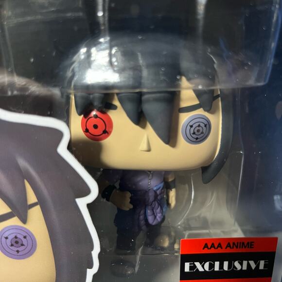 Naruto Sasuke Uchiha Rinnegan Funko Pop! Vinyl Figure #1023 AAA Exclusive - Picture 7 of 8